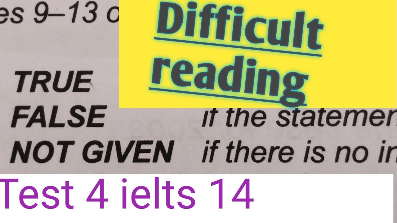 Советы по подготовке к IELTS REDING для вариантов «ВЕРНО, НЕВЕРНО, НЕ ПРИВЕДЕНО» | ОТВЕТЫ НА ЧТЕН...