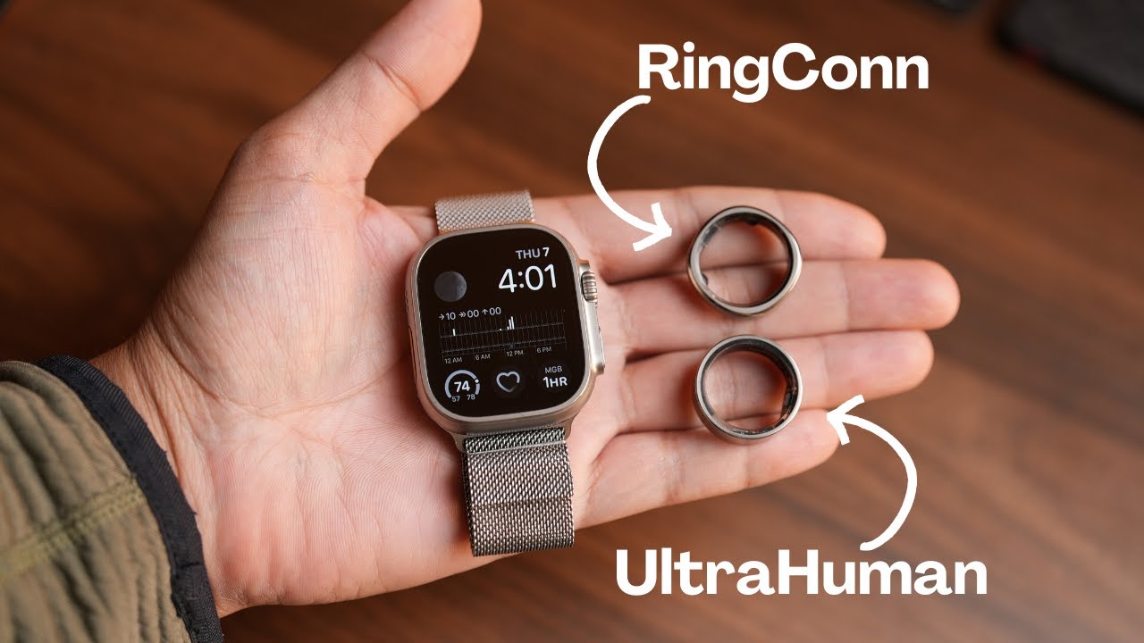 Apple Watch Ultra против смарт-колец | Мой опыт использования Ultrahuman Ring Air и Ringconn Gen1...