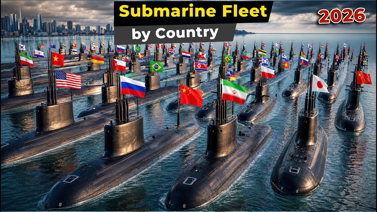 Number of Submarines by Country 2026 | #submarine