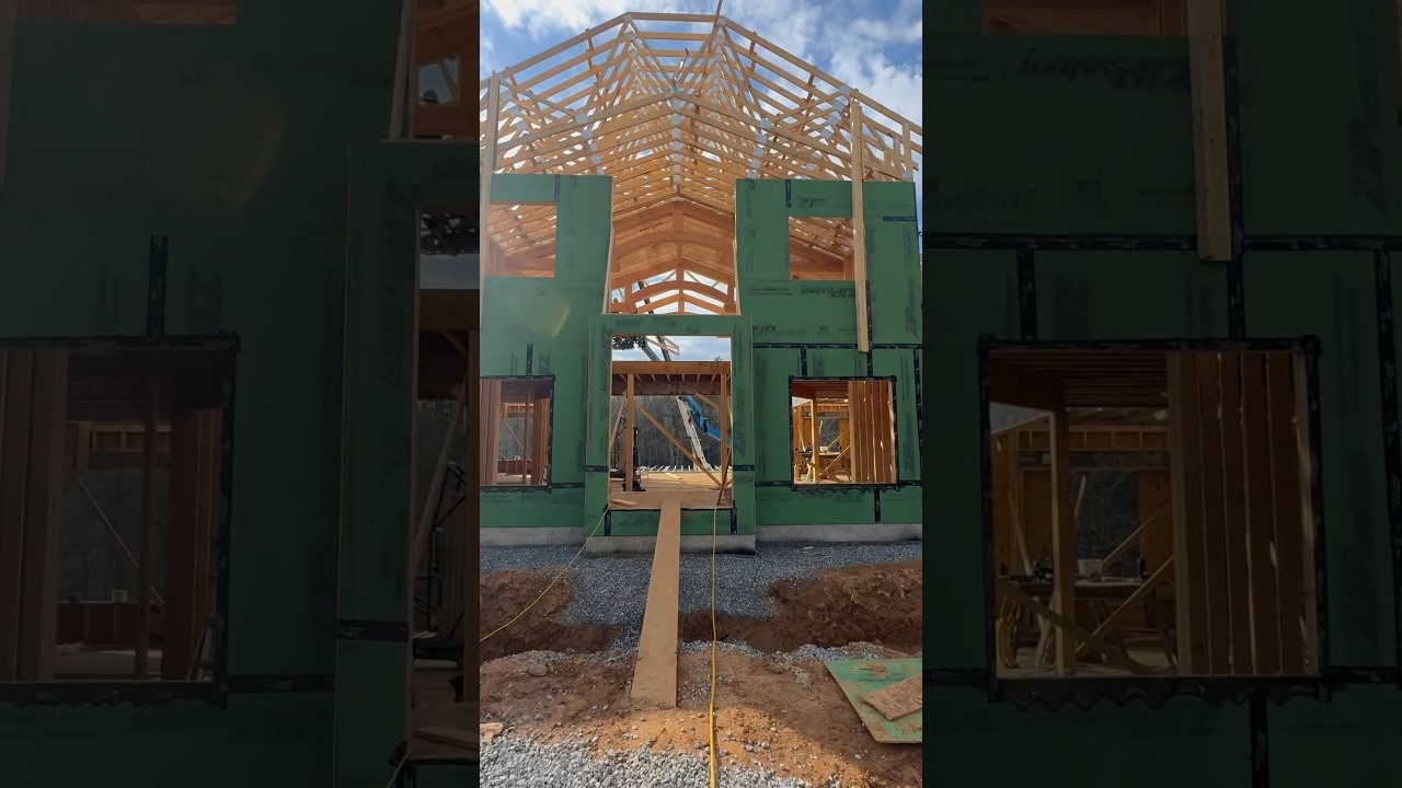 Life is good in Virginia #construction #truss #omnibuild