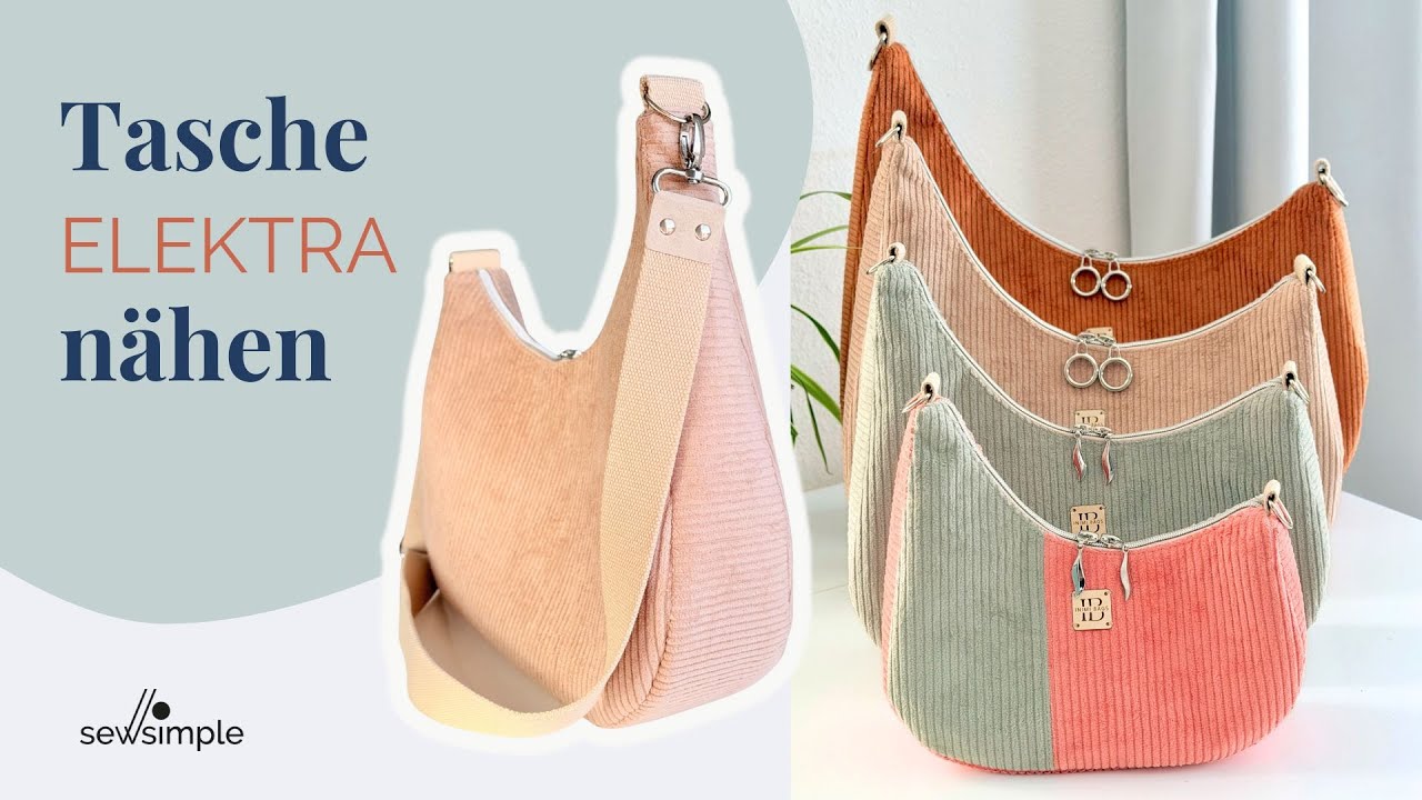 ⚡️ Tasche ELEKTRA | Nähanleitung mit Schnittmuster