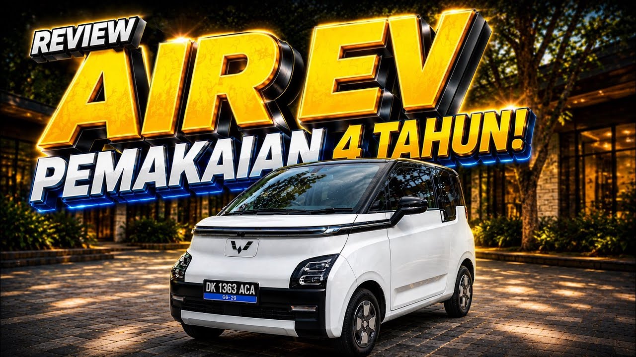 WULING AIR EV 4 TAHUN PEMAKAIAN‼️