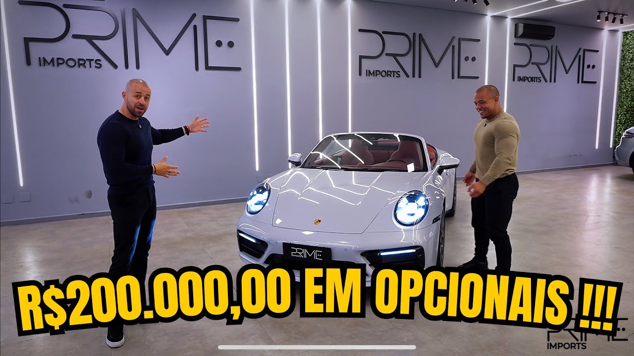 MAIS DE R$200.000,00 EM OPCIONAIS EM UMA PORSCHE !!!