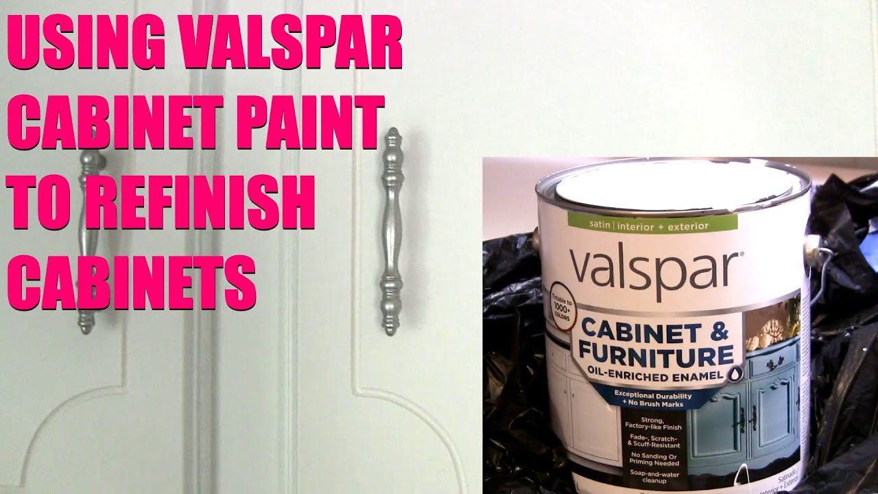Покраска кухонных шкафов с использованием краски Valspar Cabinet Paint