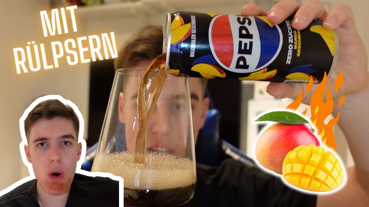 Kann ich einen HALBEN LITER PEPSI MANGO EXEN?? - Geschmackstest + Exen