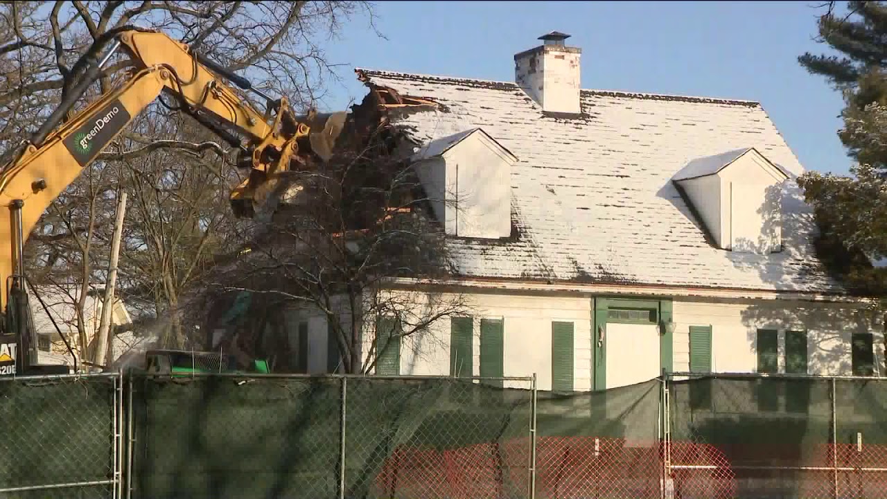 RAW: AJ Freund's home in Crystal Lake demolished
