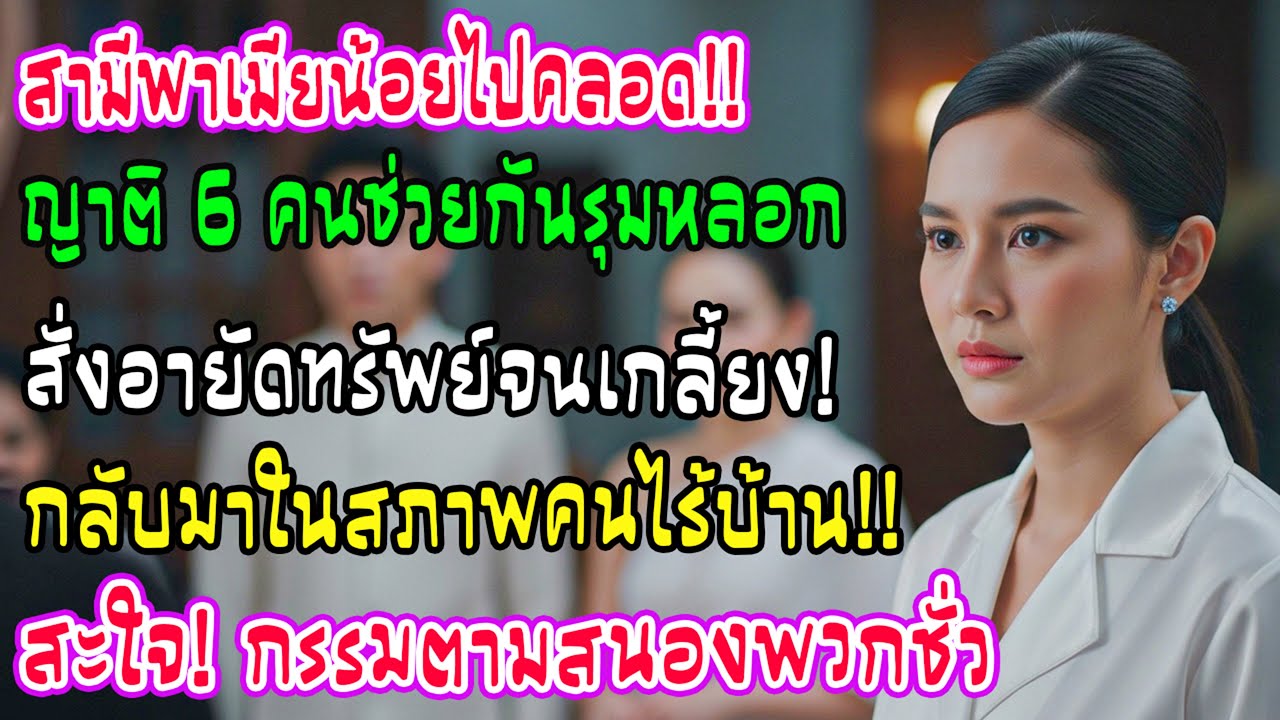 ผัวพาชู้ไปคลอดเมืองนอกพร้อมญาติ 6 คน ฉันยึดทรัพย์เกลี้ยง กลับไทยมากลายเป็นคนไร้บ้าน!