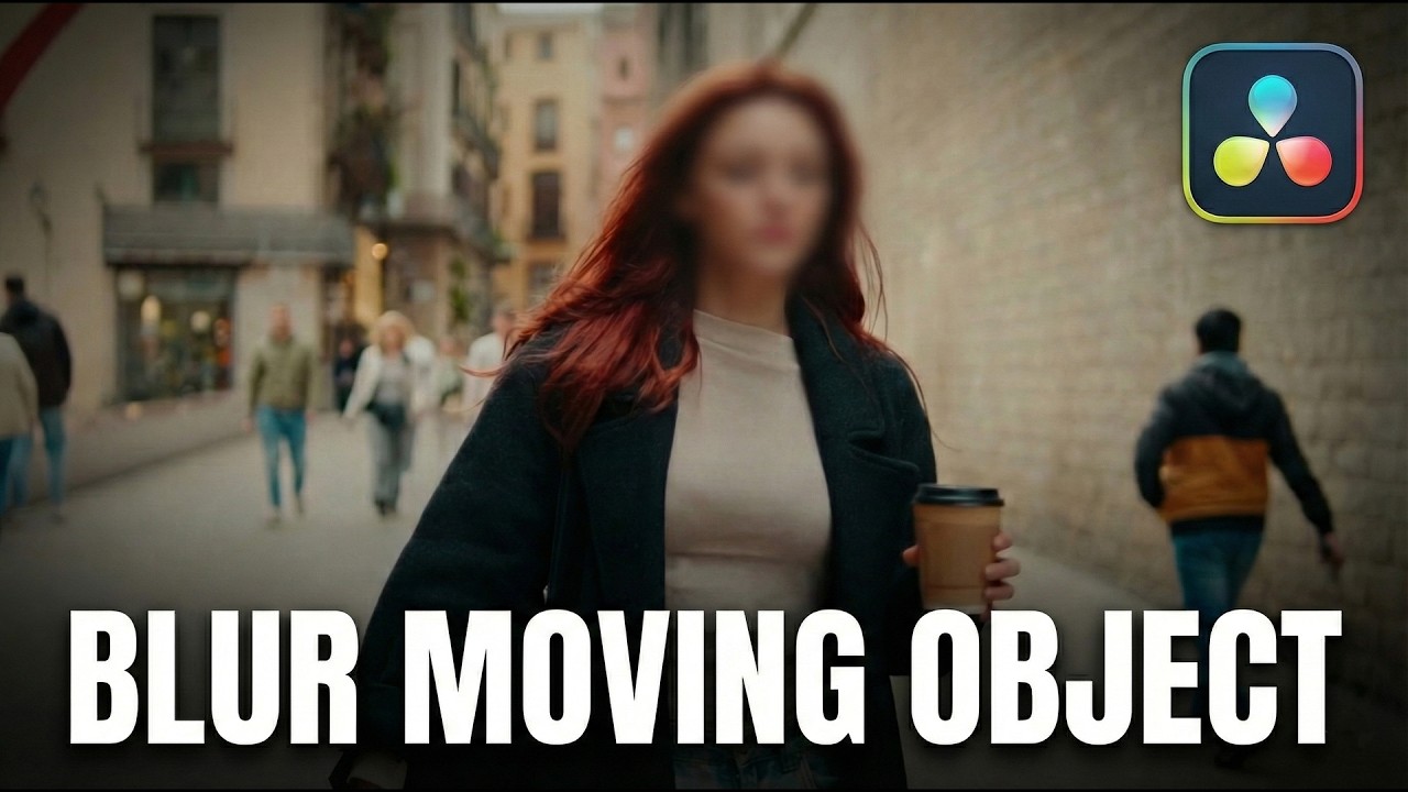 Blur Moving Objects under 30 Sec in Davinci Free Version