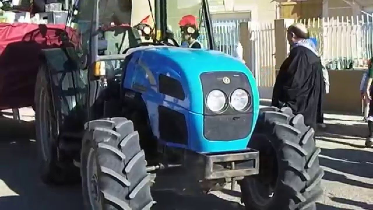 Landini Rex 105GT power shuttle at the Fiesta