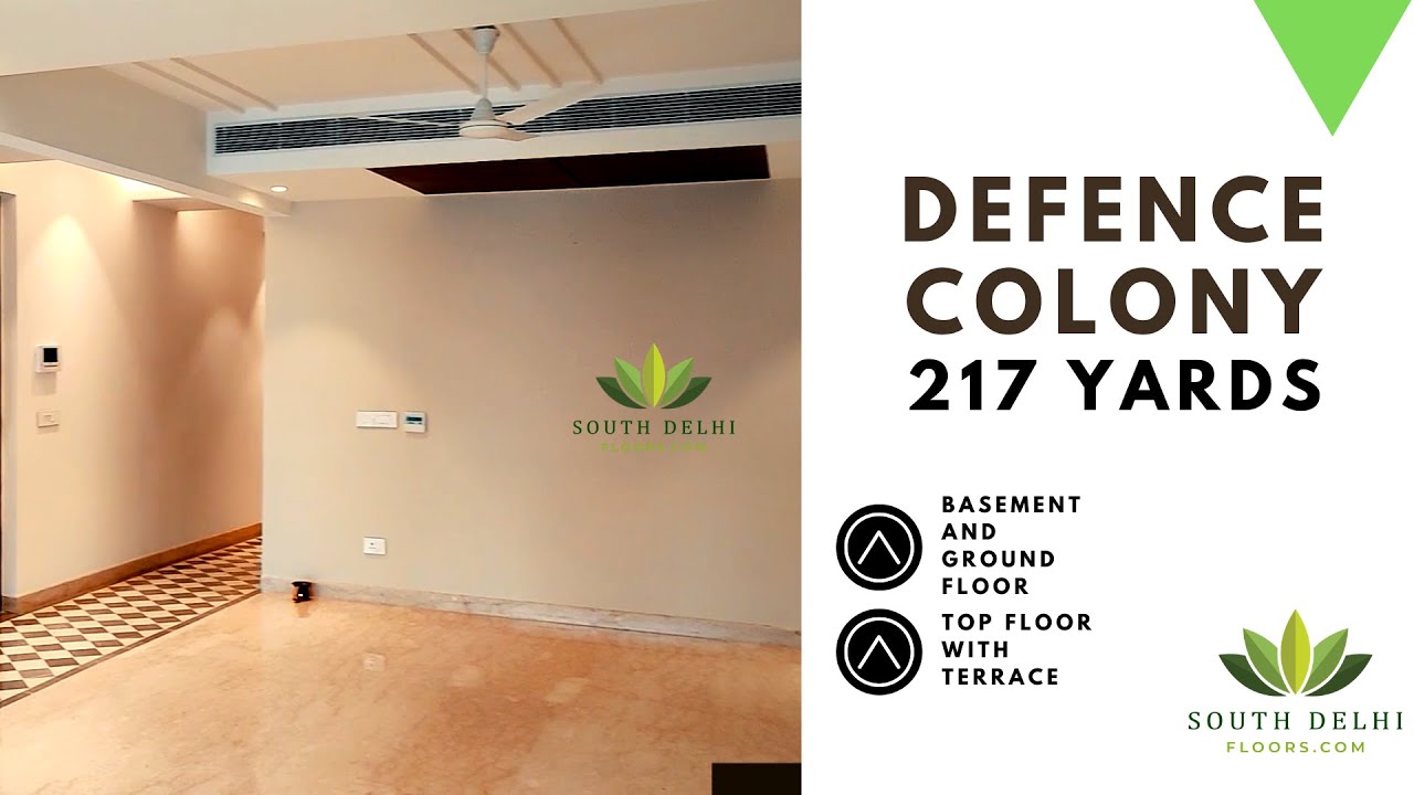 Property in South Delhi, Defence Colony 217 Luxury 3 BHK Builder Flats