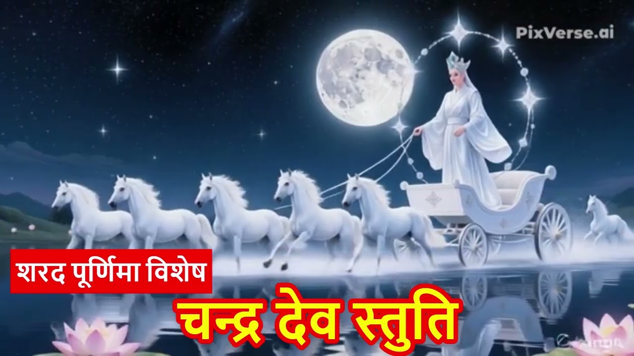 🌕 चन्द्र देव स्तुति | Divya Vandana Series | Powerful Moon God Stuti for Peace & Prosperity 🌸🙏