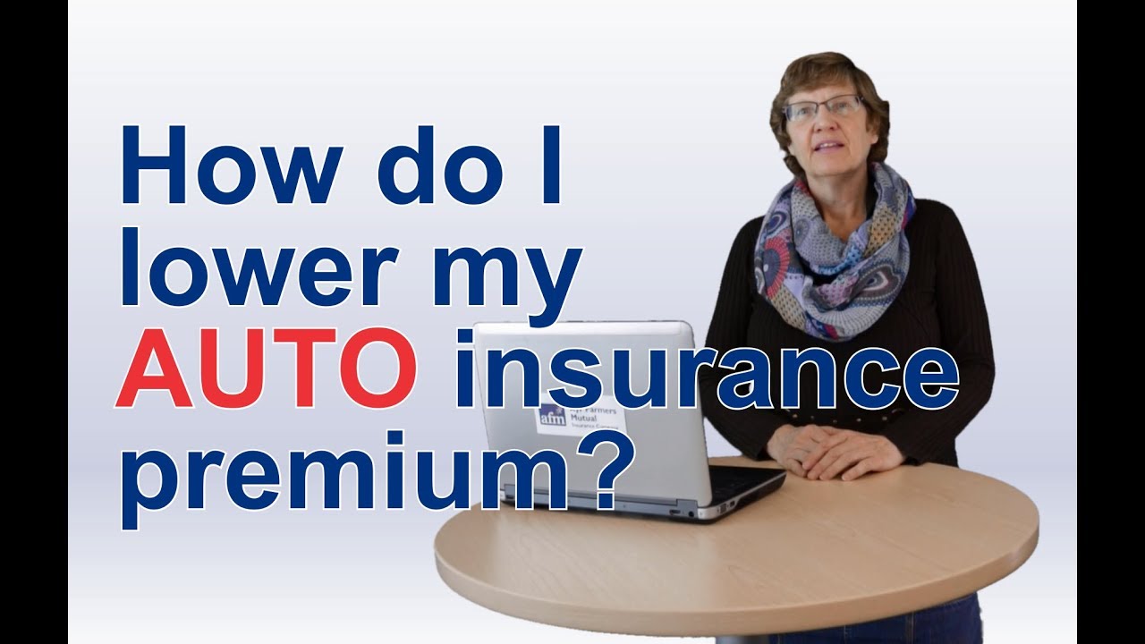 How to Lower Your Auto Insurance Premium