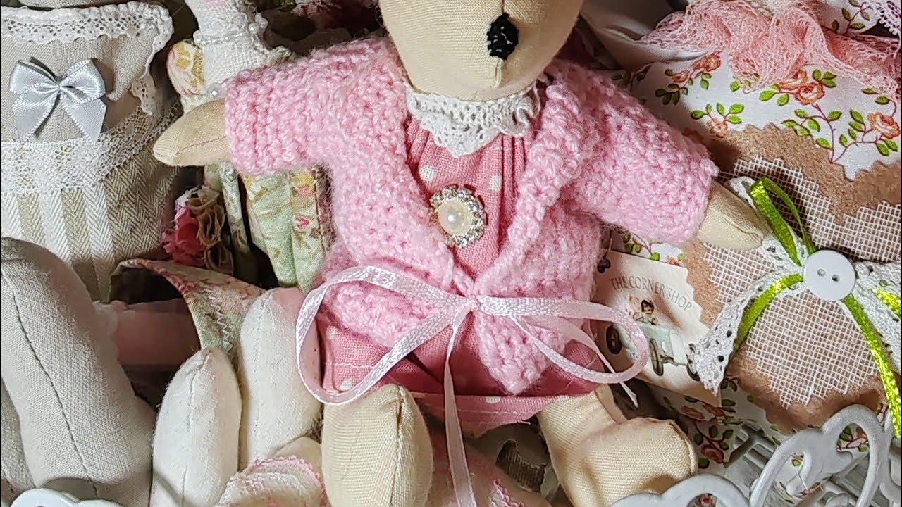 🧥Petit gilet pour notre Souris Style Tilda) (niveau débutant)