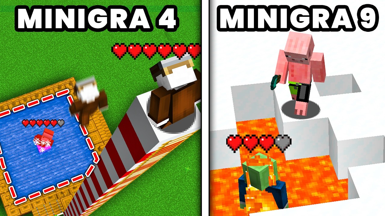 STWORZYLIŚMY ZAB&Oacute;JCZE MINI GRY w MINECRAFT