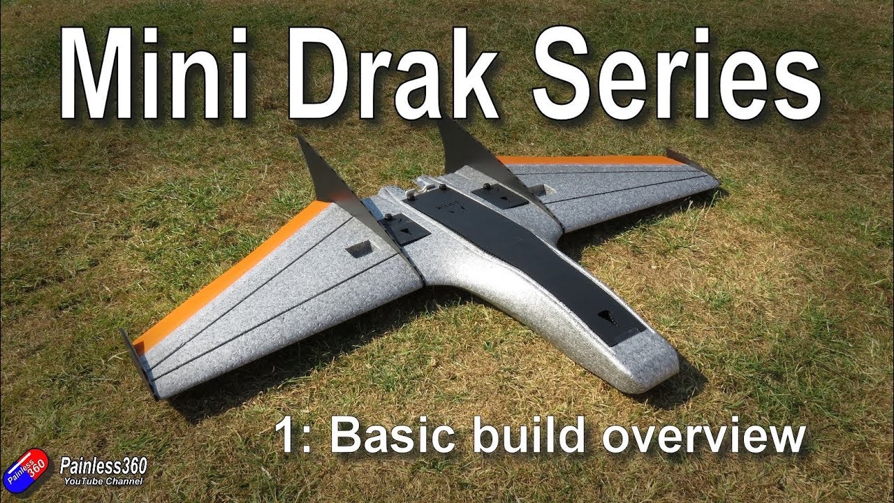 (1/3) RiteWing Mini Drak Build: The basic frame build