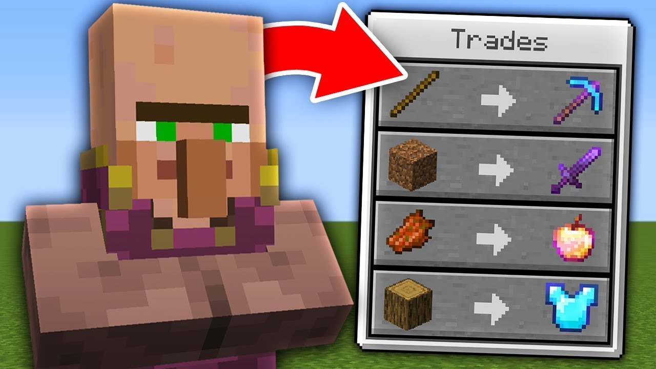 Minecraft, Aber Villager Traden OP Items!
