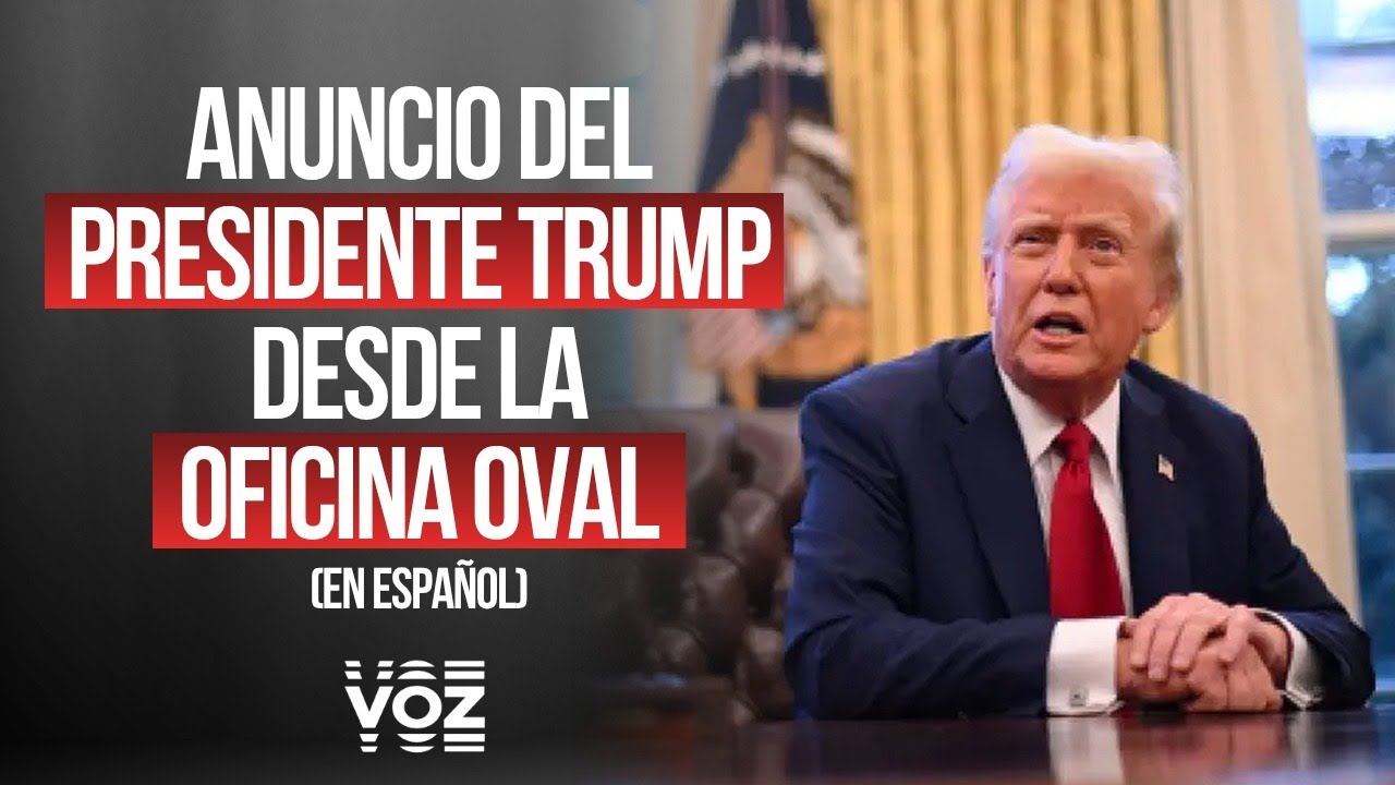 🔴 📺 EN VIVO: Anuncio del Presidente Donald Trump sobre los cárteles de la droga (En español)