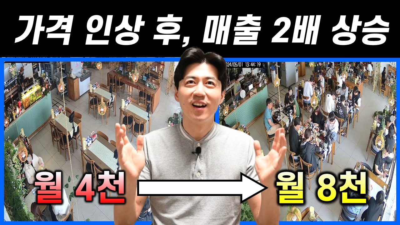 싸게 팔면 고객은 떠난다! 가격 올리고 매출 2배로 뛴 스토리