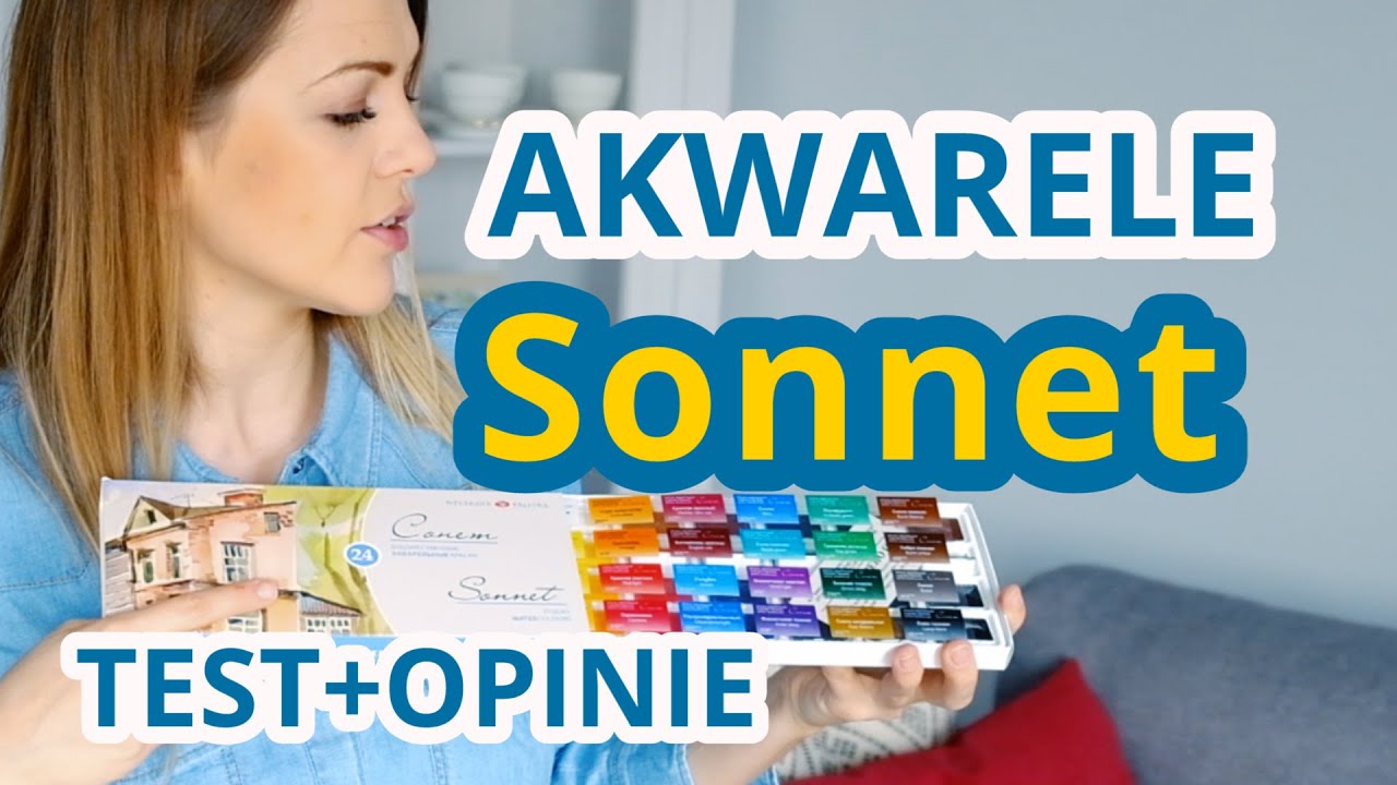 Farby akwarelowe Sonnet -TEST i OPINIE. Warto kupić?