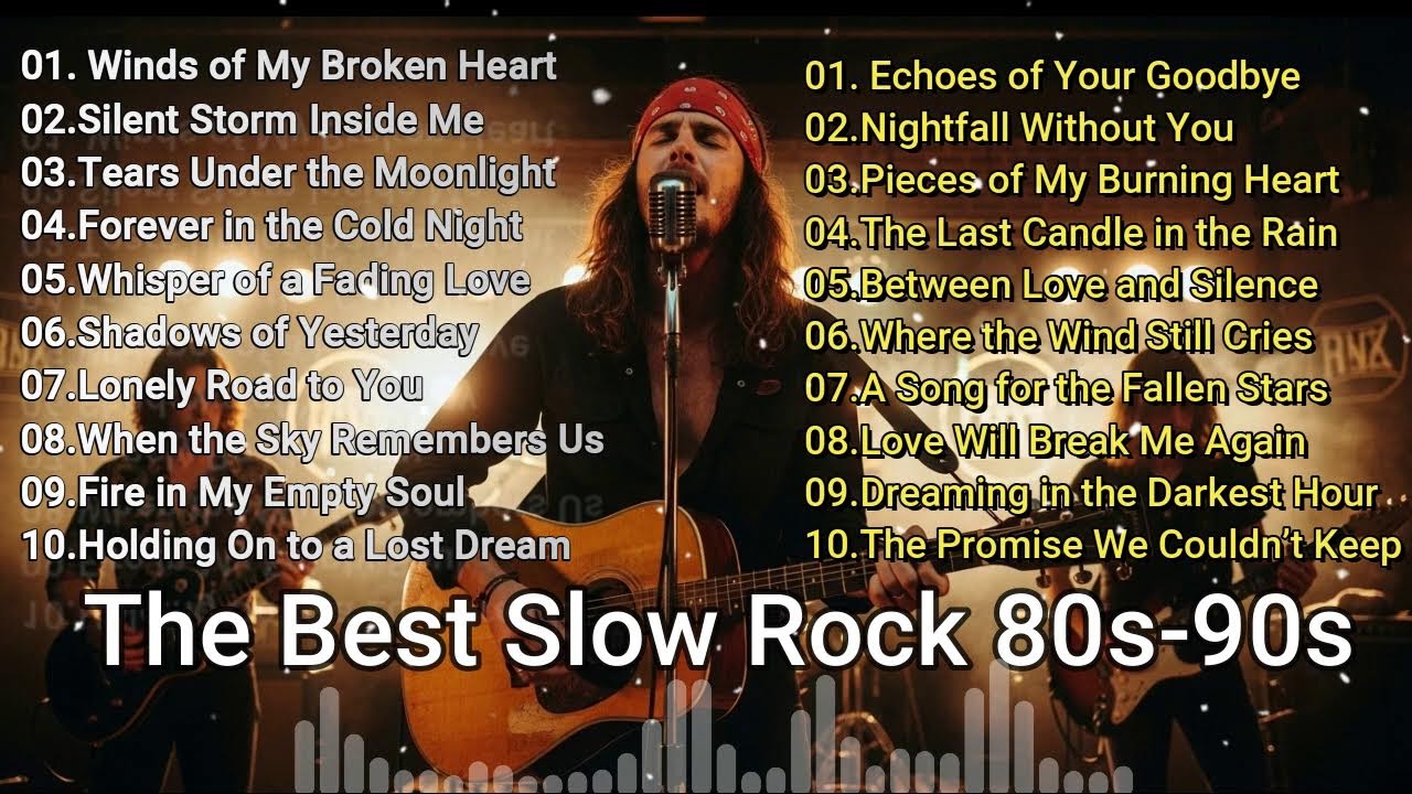 Scorpions, Aerosmith, BonJovi, Led Zeppelin, The Eagles Greatest Hits Slow Rock Ballads 70s 80s 90s.