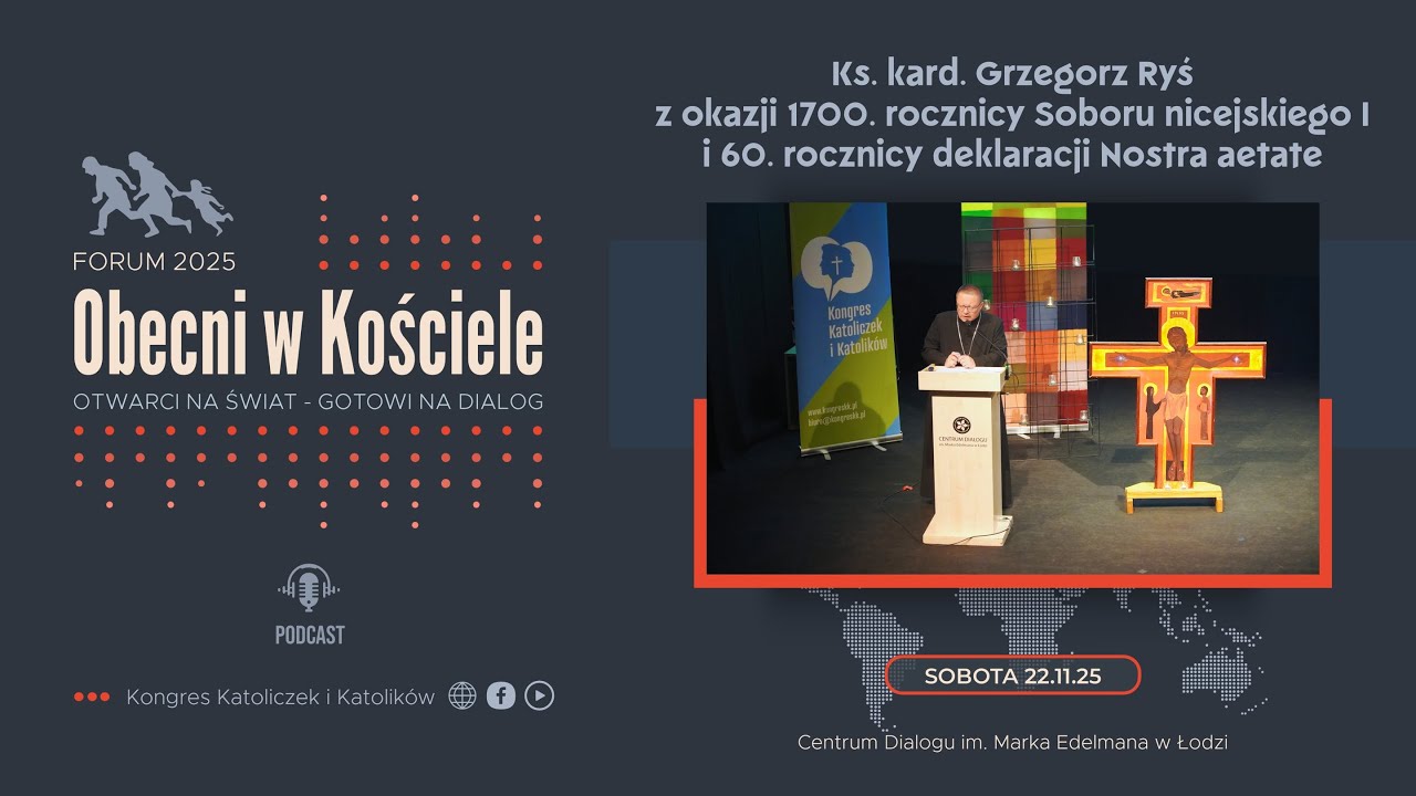 Ks. kard. Grzegorz Ryś z okazji 1700. rocznicy Soboru nicejskiego I