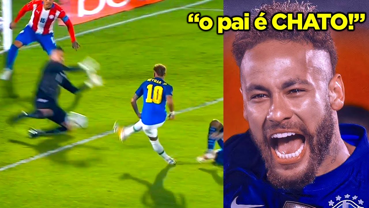DEVE SER CHATO TORCER CONTRA O NEY NA SELEÇÃO!! NEYMAR FAZ BOA PARTIDA CONTRA O PARAGUAI!!!