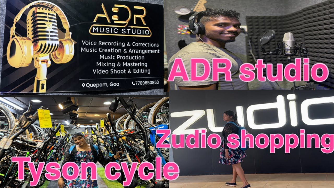 Song 🎵recoding  at ADR studio and shopping vlog