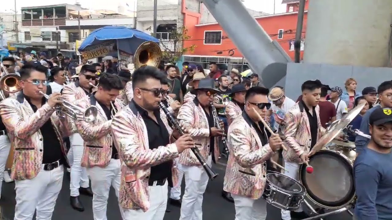 Banda Los Reyes De La Noche - A Donde Vayas Ire - Carnaval San Lorenzo Tezonco 2024