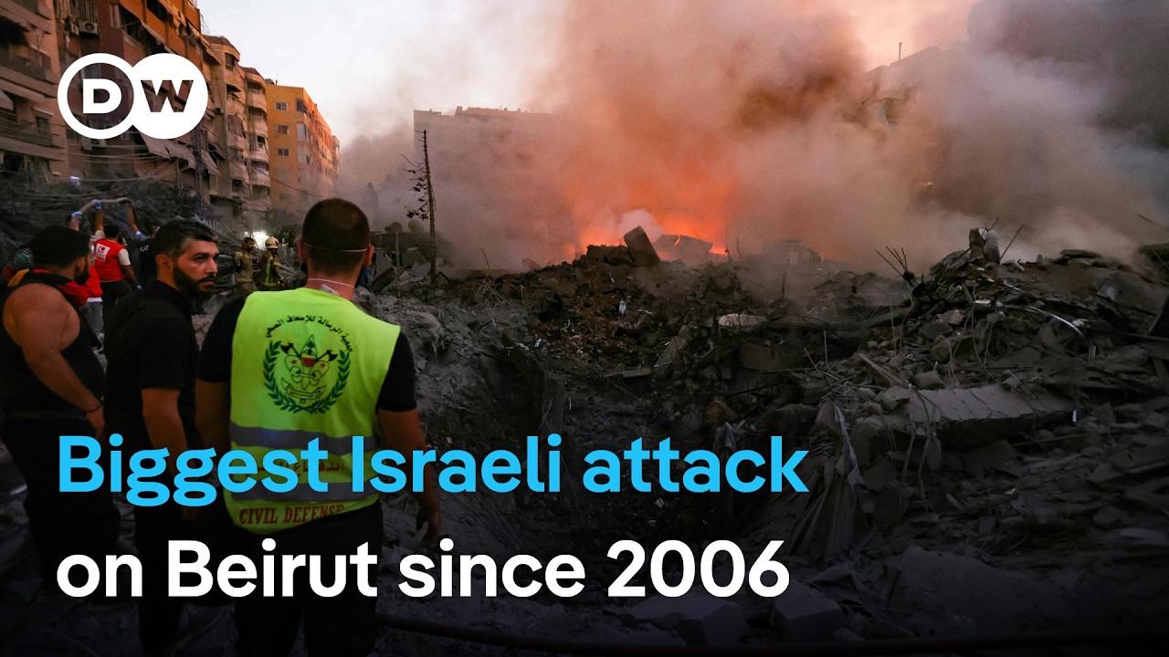 Israeli media are reporting that the target was Hezbollah leader Hassan Nasrallah | DW News
