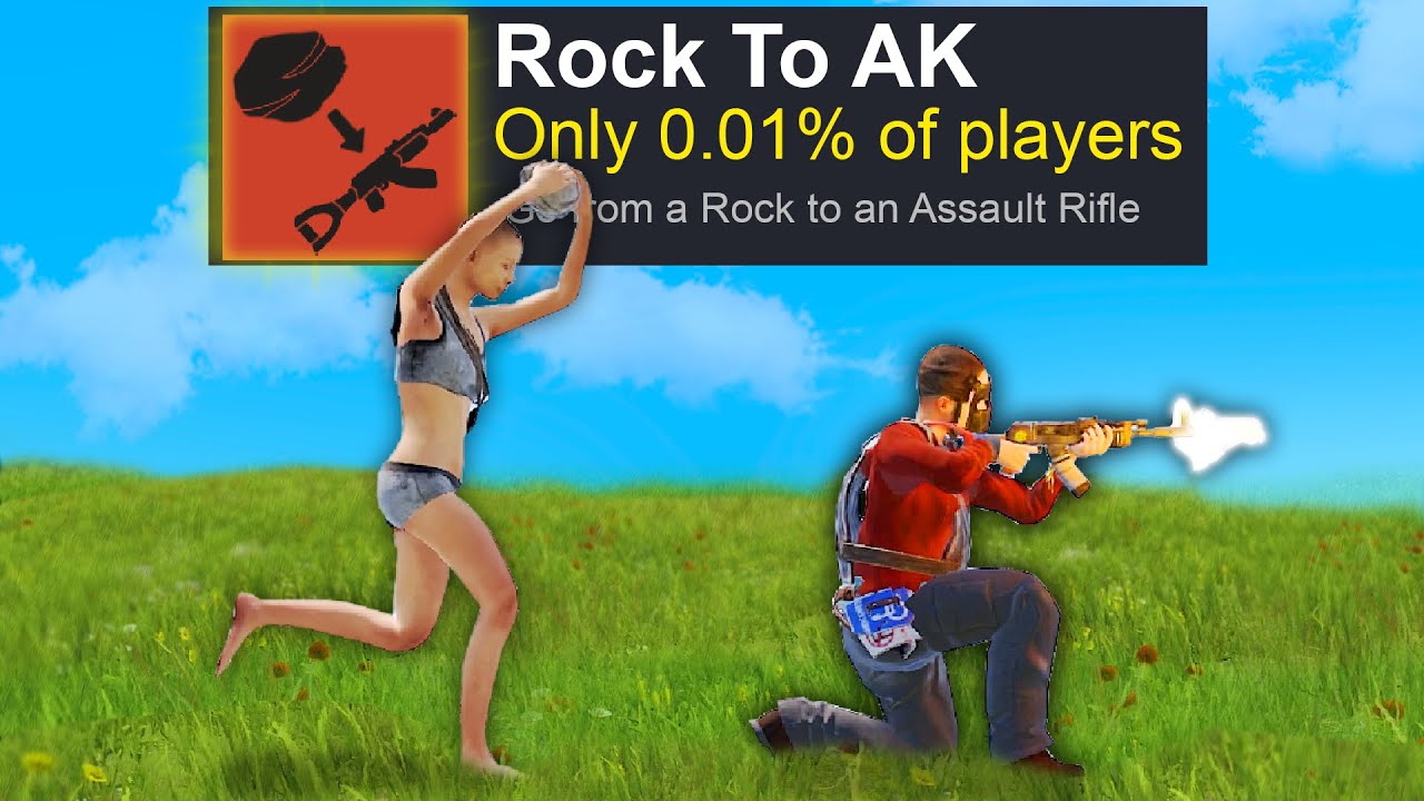 Я пытался получить все достижения в Rust в одиночку...