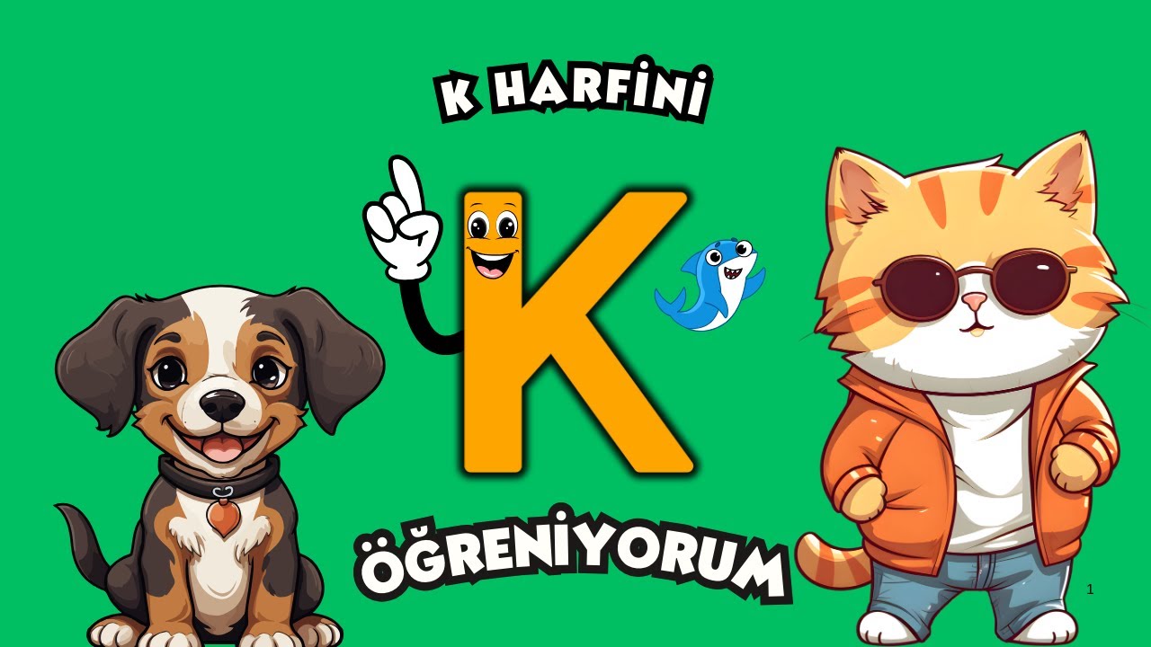 K Harfini Öğreniyoruz! 🔤 | Eğlenceli Oyunlar ve Kelimeler | Alfabe | Minik Kaşifler Adası