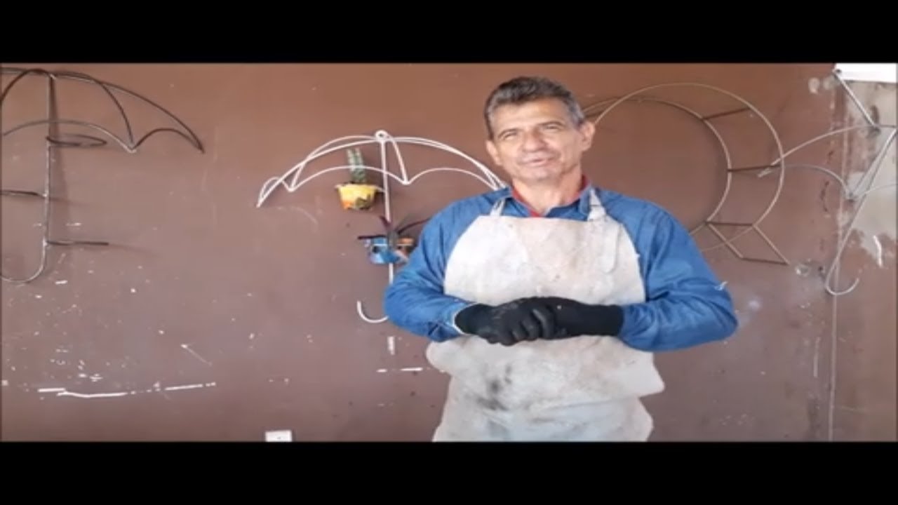 SUPORTE PARA PLANTAS (ARTE NO VERGALHÃO AULA Nº 01).  Suporte para plantas em Jardins, Paredes.