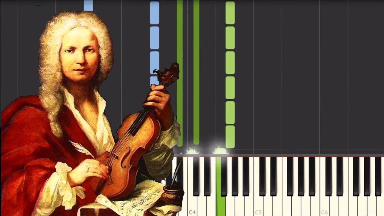 The Four Seasons - Winter - Antonio Vivaldi [Piano Tutorial] (Synthesia)