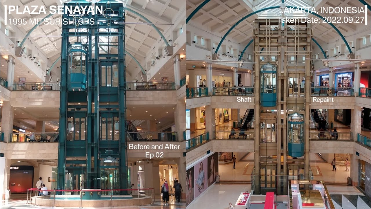 Update on Mitsubishi GPS Scenic Traction Elevator at Plaza Senayan, Jakarta