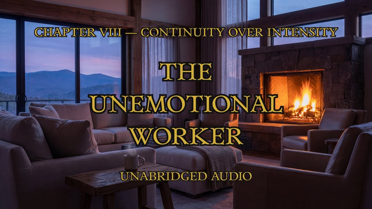 Cozy Fireplace Read: The Unemotional Worker — Chapter VIII — Continuity Over Intensity