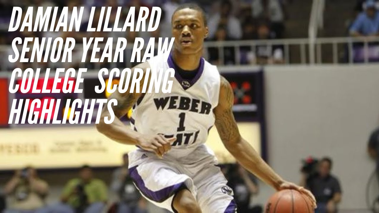 Damian Lillard Weber State RAW College Scoring Highlights