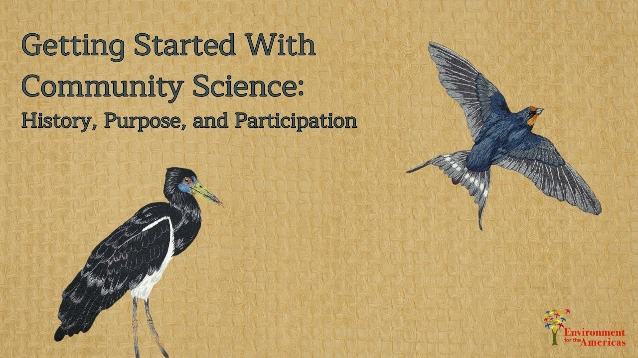 Getting Started with Community Science | World Migratory Bird Day Webinar