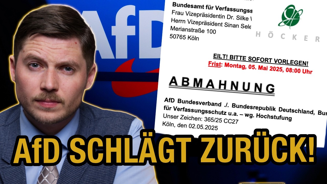 AfD mahnt Verfassungsschutz ab! Ist die Einstufung rechtswidrig?