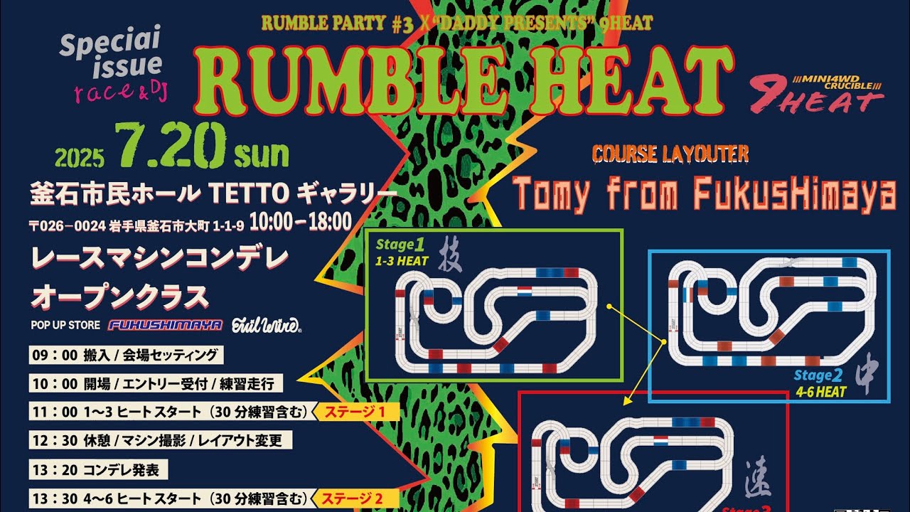 RUMBLEPARTY #1〜#3 RUMBLEHEAT RESULT No.1