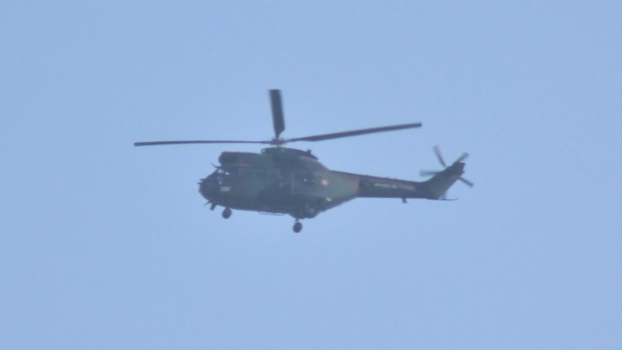 French Army SA330 Puma sound