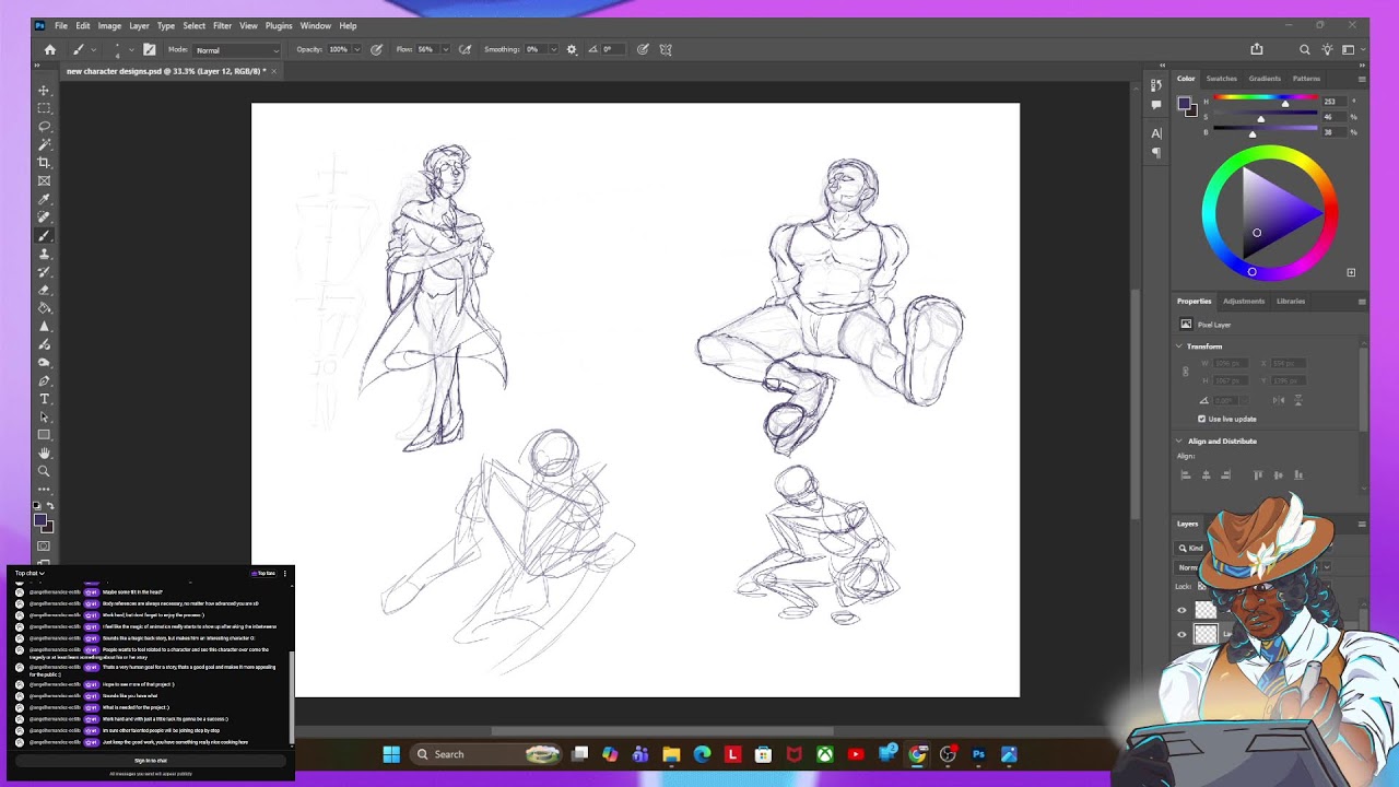 Let's Rough Out some Character Designs...