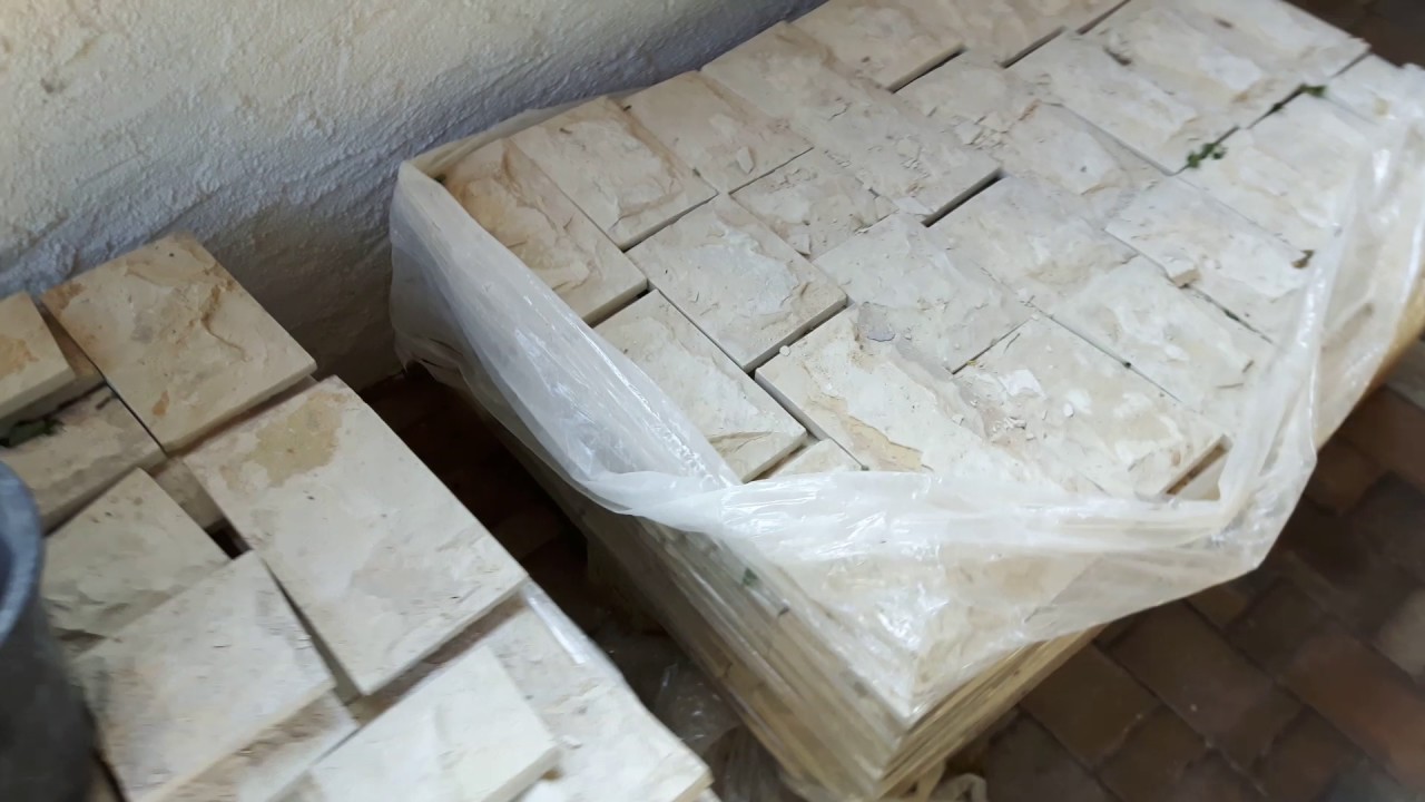 Natursteinwand Verblender aussen kleben Tips