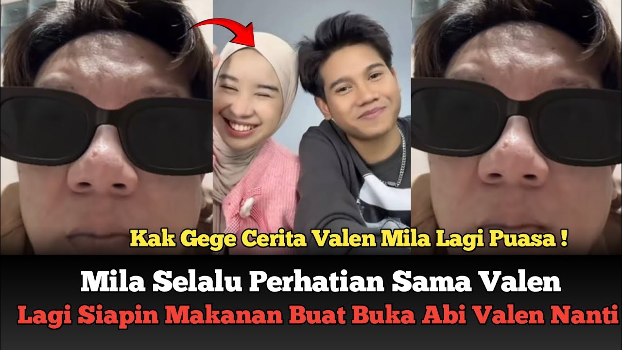 Kak Gege Cerita, Ummil Mila Lagi Siapin Makanan Buat Buka Puasa Nanti Abi Valen !