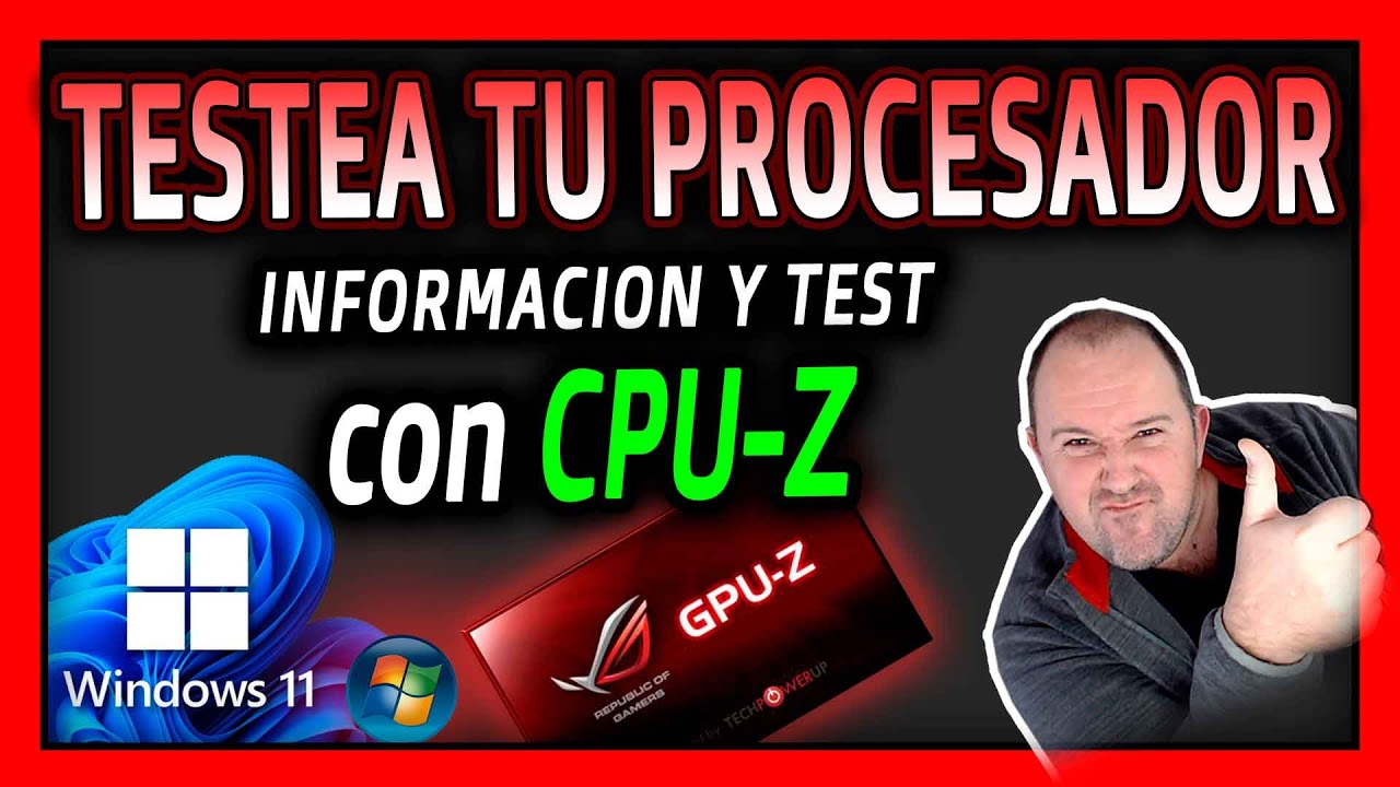 CPU-Z ⭐ Como Usar o Testear tu PROCESADOR - Muy fácil 2025