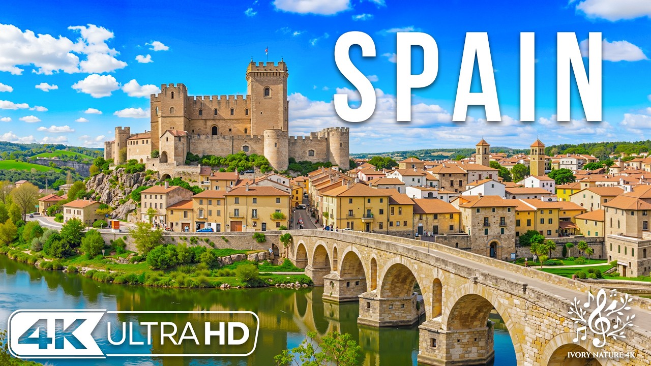 Spain 4K | Discover Iberian Tranquility &ndash; White Villages, Olive Groves & Golden Coastlines