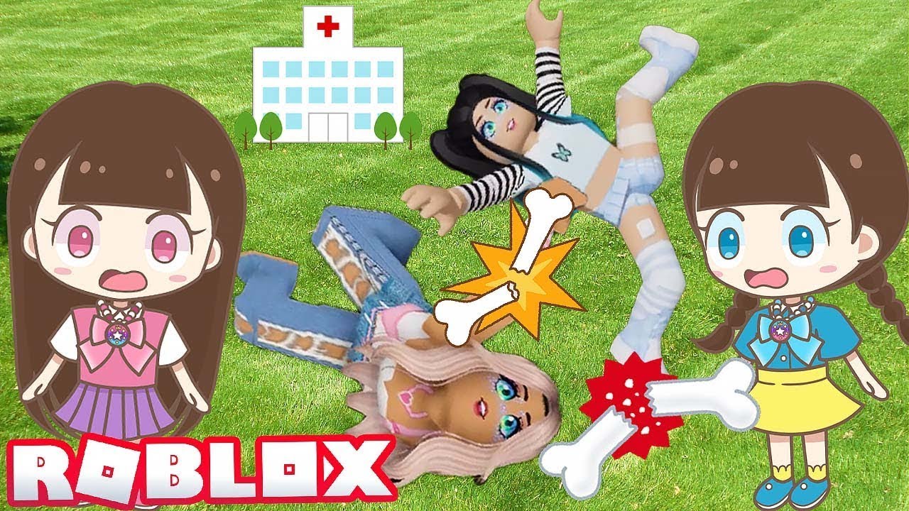 😱高いところから落ちて骨を折る【ROBLOX・ロブロックス 】 - はねまりゲームズ