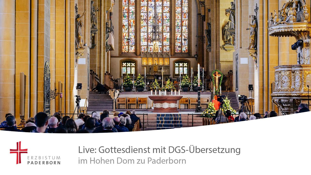 Live: Gottesdienst mit DGS-Übersetzung