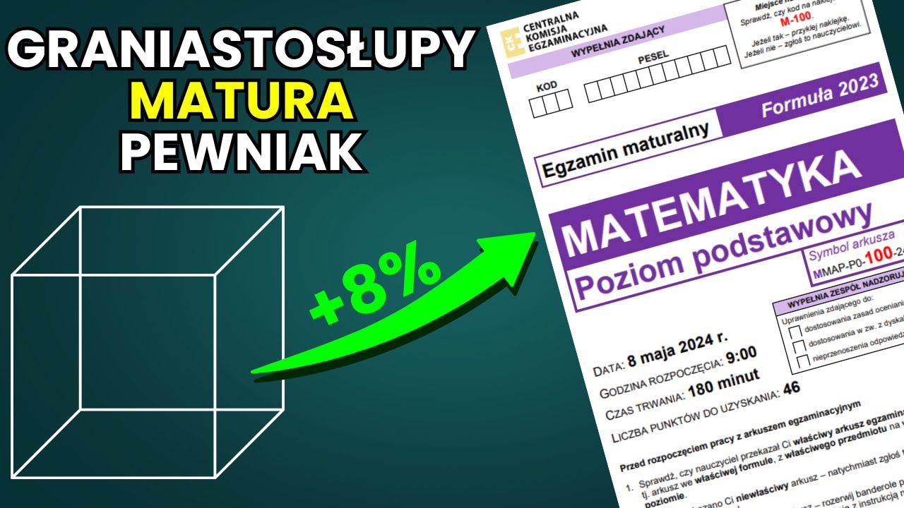 Zadania z graniastosłupów na maturze które musisz znać