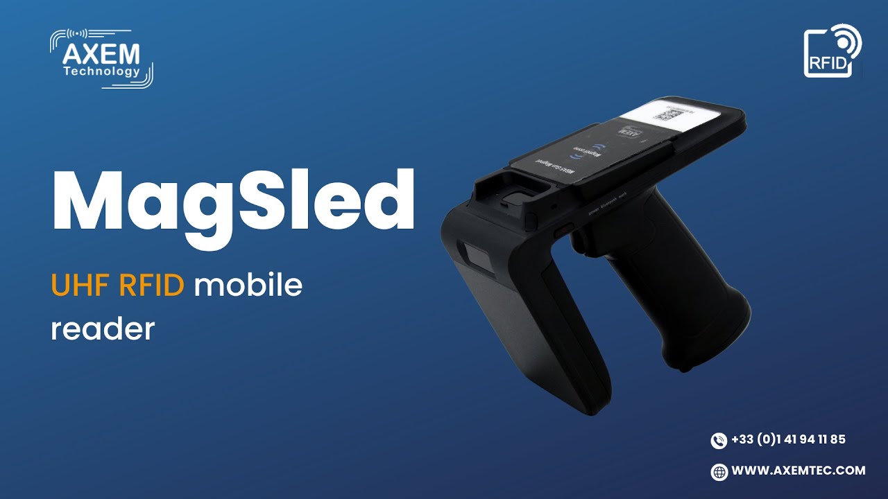 🔎 Discover the MagSled RFID Mobile reader | AXEM Technology