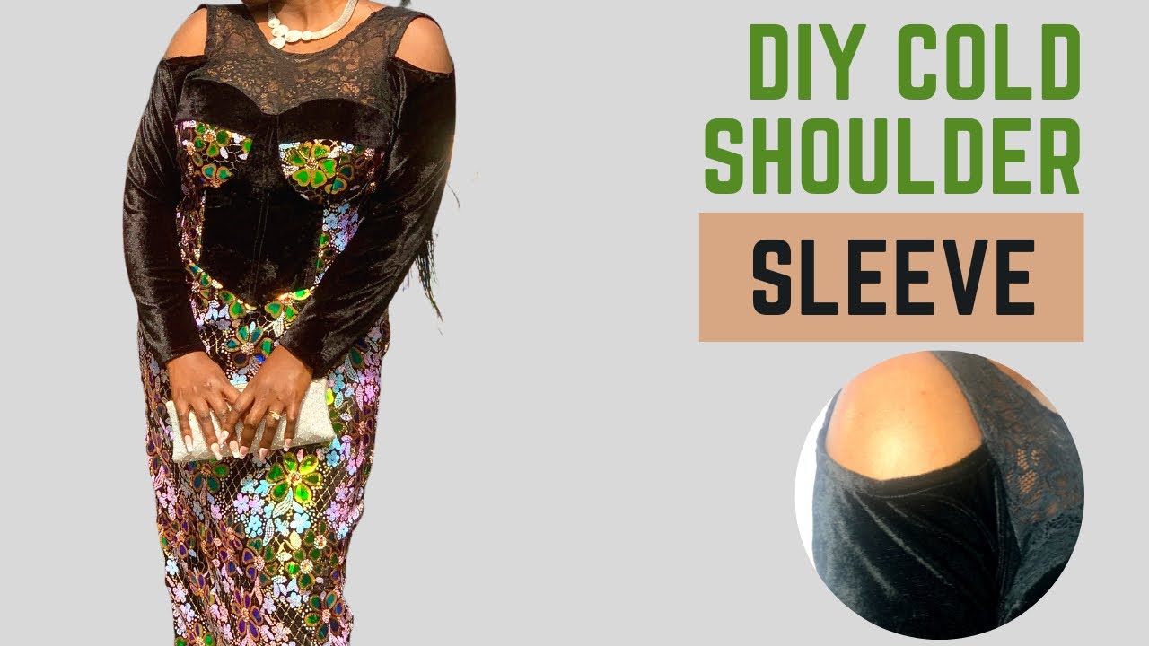 HOW TO MAKE A COLD SHOULDER SLEEVE| DETAILED| BEGINNER FRIENDLY| DIY
